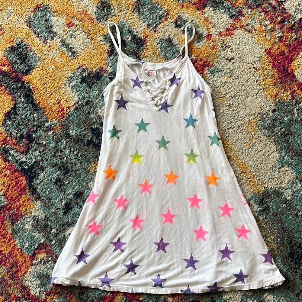 FLOWERS BY ZOE STARS DRESS